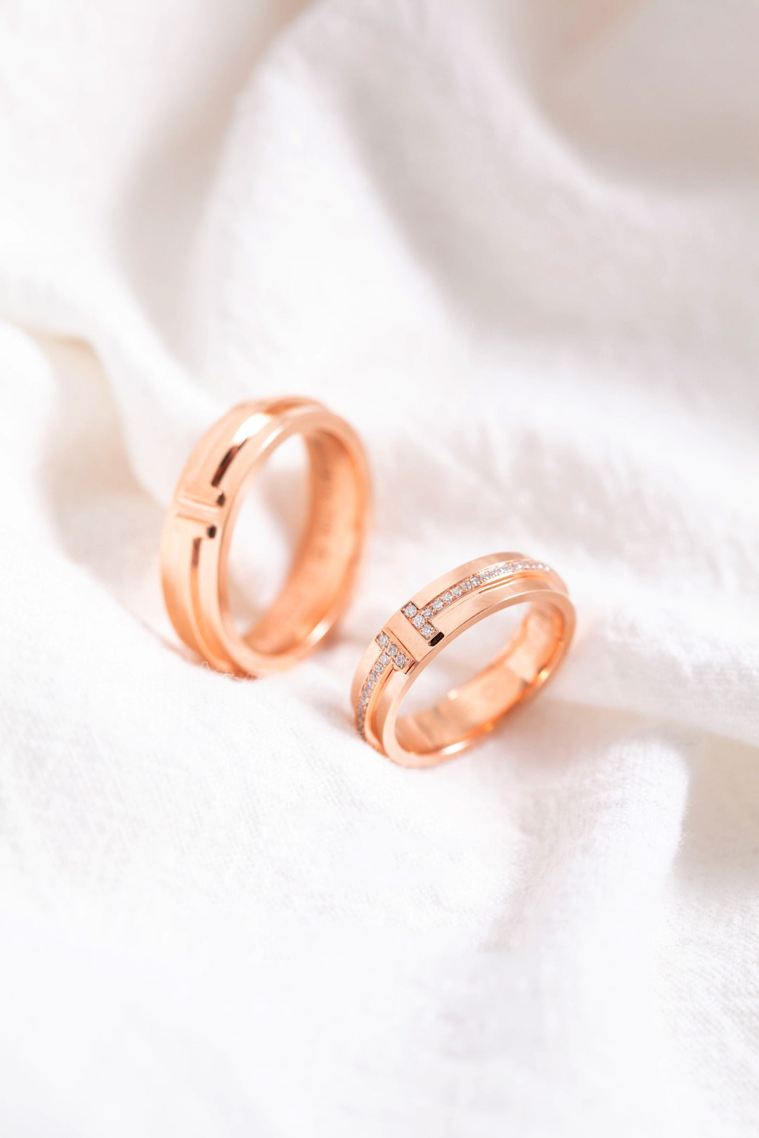 [Resenly Jewelry]T PINK GOLD RING