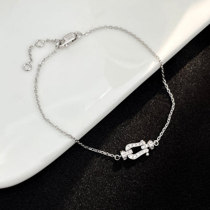 [Resenly Jewelry]FORCE 10 FULL DIAMOND BUCKLE CHAIN LINK MINI MODEL