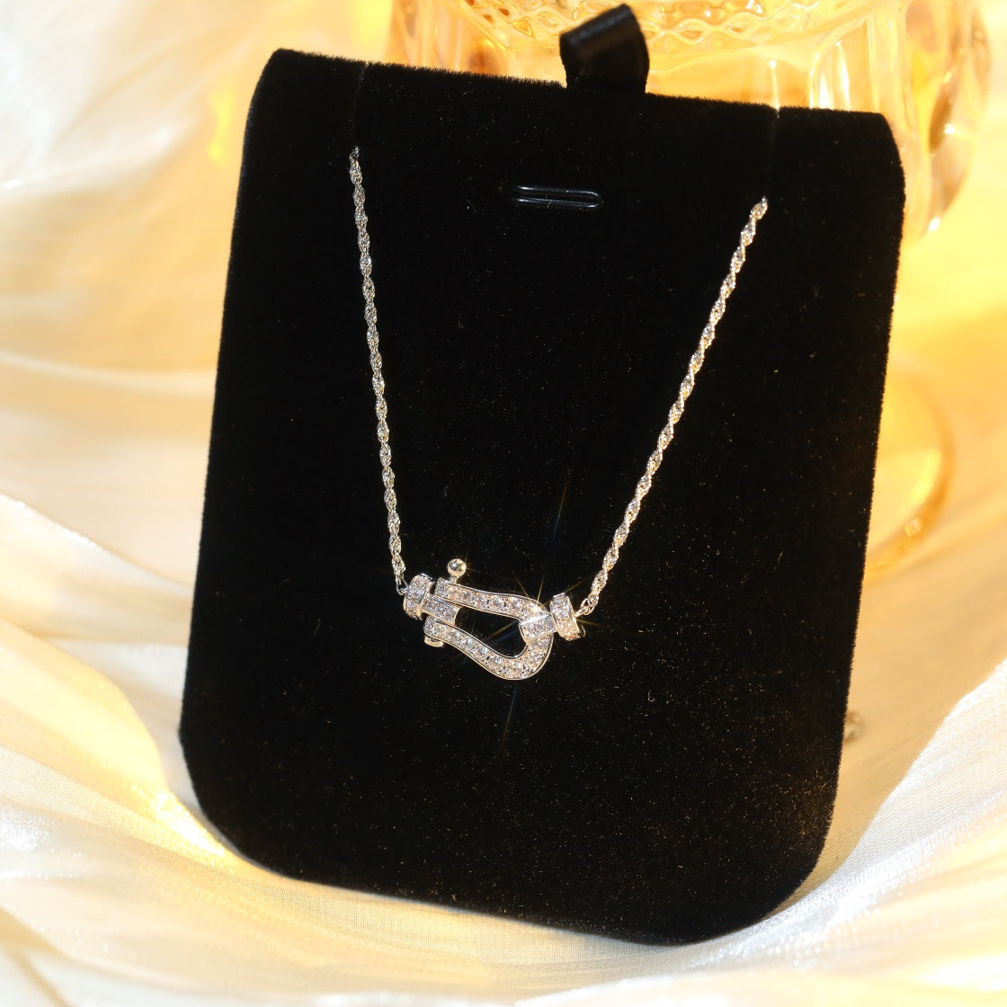 [Resenly Jewelry]FORCE 10 DIAMOND SILVER NECKLACE MINI MODEL