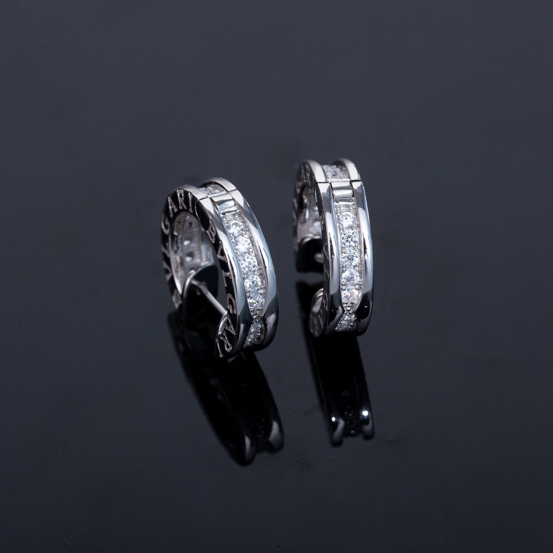 [Resenly Jewelry]ZERO 1 ミニ シルバー ダイヤモンド ピアス
