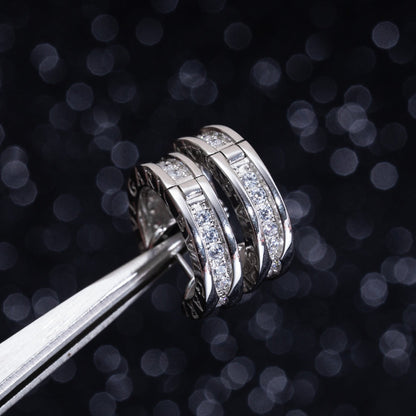 [Resenly Jewelry]ZERO 1 ミニ シルバー ダイヤモンド ピアス