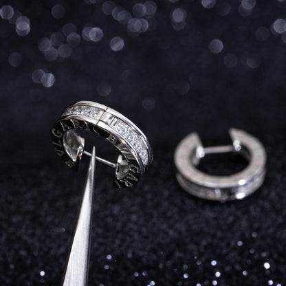 [Resenly Jewelry]ZERO 1 ミニ シルバー ダイヤモンド ピアス