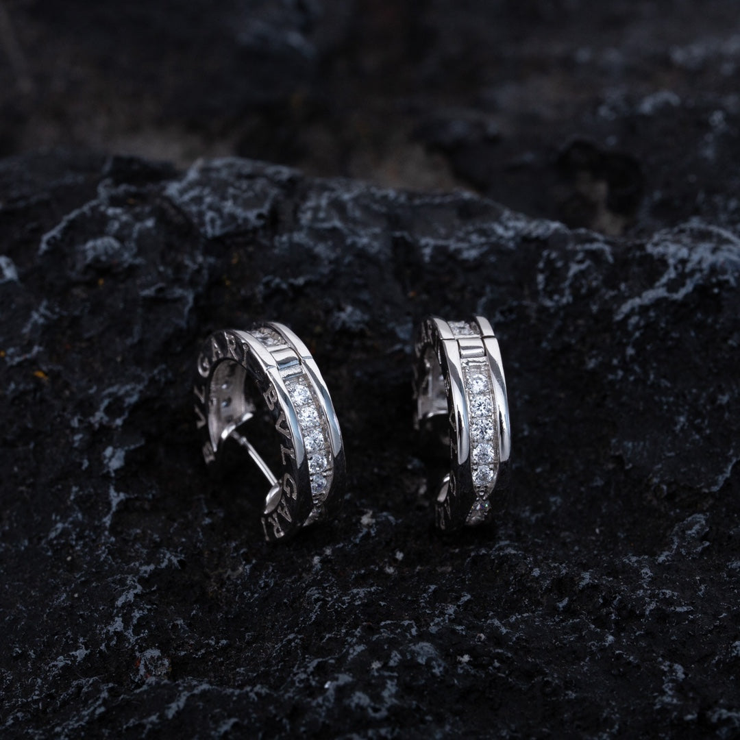 [Resenly Jewelry]ZERO 1 ミニ シルバー ダイヤモンド ピアス