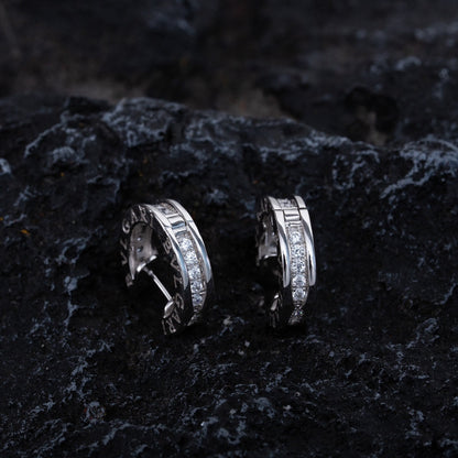 [Resenly Jewelry]ZERO 1 ミニ シルバー ダイヤモンド ピアス