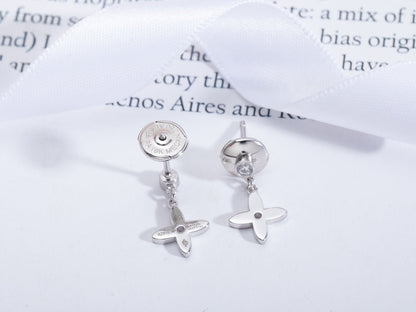 [Resenly Jewelry]VIDYLLE SILVER DIAMOND MINI DROP EARRINGS