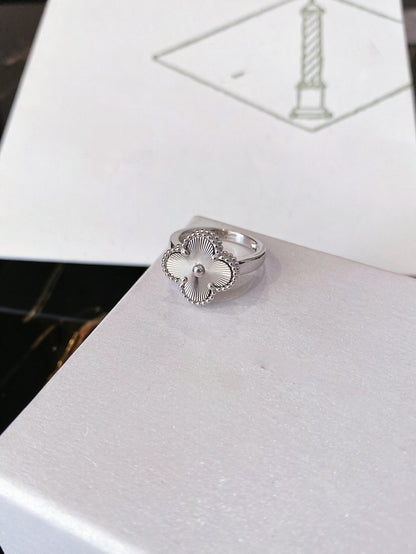 [Resenly Jewelry]CLOVER SILVER RING