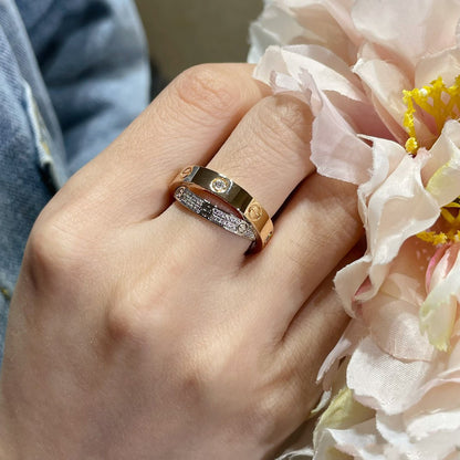 {
  "Resenly Jewelry": "Resenly Jewelry",
  "LOVE PINK GOLD SILVER DIAMOND DOUBLE RING": "LOVE ピンクゴールド シルバー ダイヤモンド ダブルリング"
}