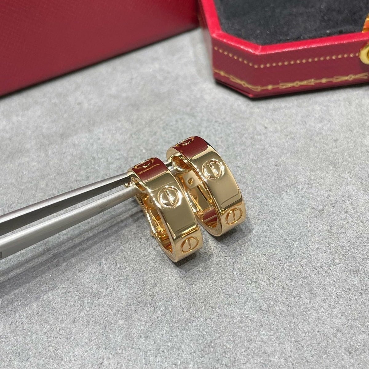 [Resenly Jewelry]LOVE 5.5MM EARRINGS