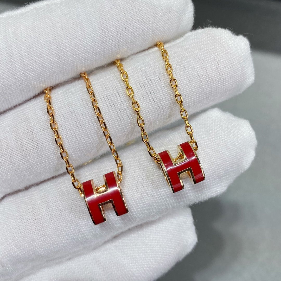 [Resenly Jewelry]MINI POP H ネックレス