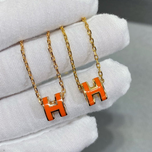 [Resenly Jewelry]MINI POP H NECKLACE