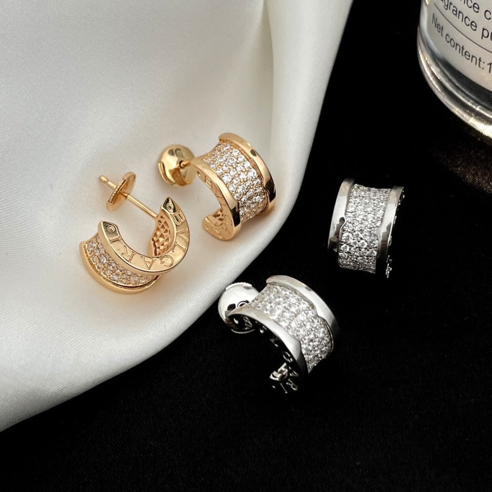 [Resenly Jewelry]ZERO 1 ダイヤモンド パヴェ ピアス