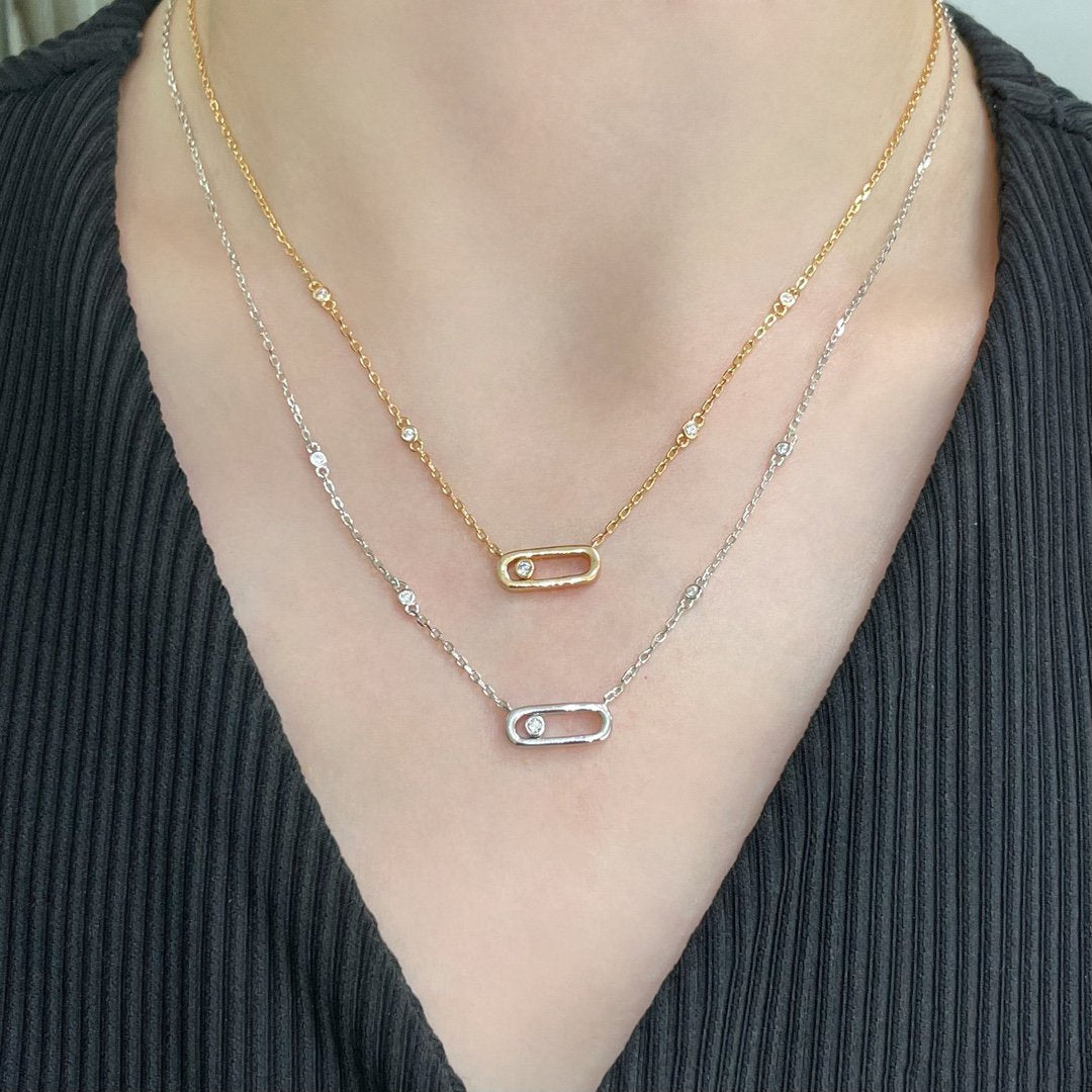 [Resenly Jewelry]MOVE UNO ダイヤモンドネックレス