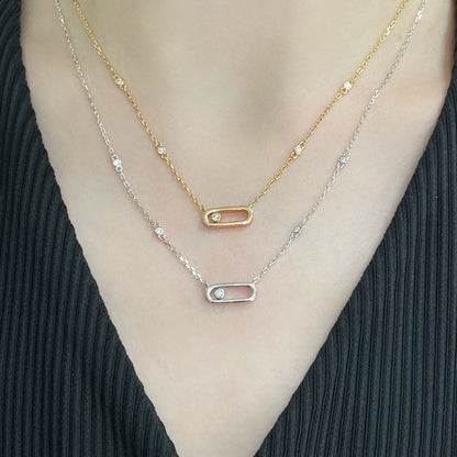 [Resenly Jewelry]MOVE UNO ダイヤモンドネックレス