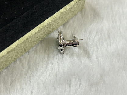 [Resenly Jewelry]CLOVER PIETERSITE MEDIUM STUD EARRINGS