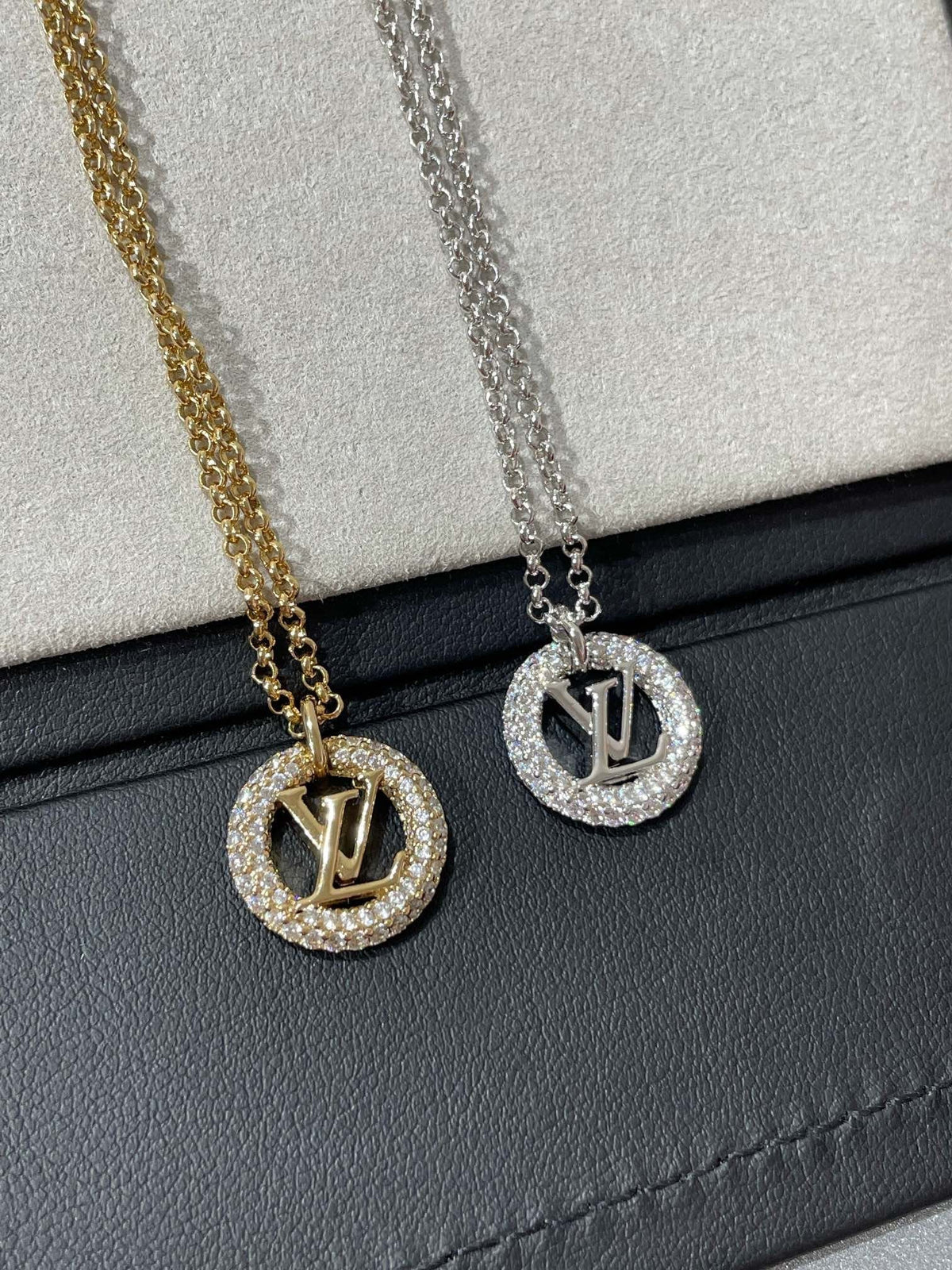 [Resenly Jewelry]BY NIGHT DIAMOND PAVED NECKLACE