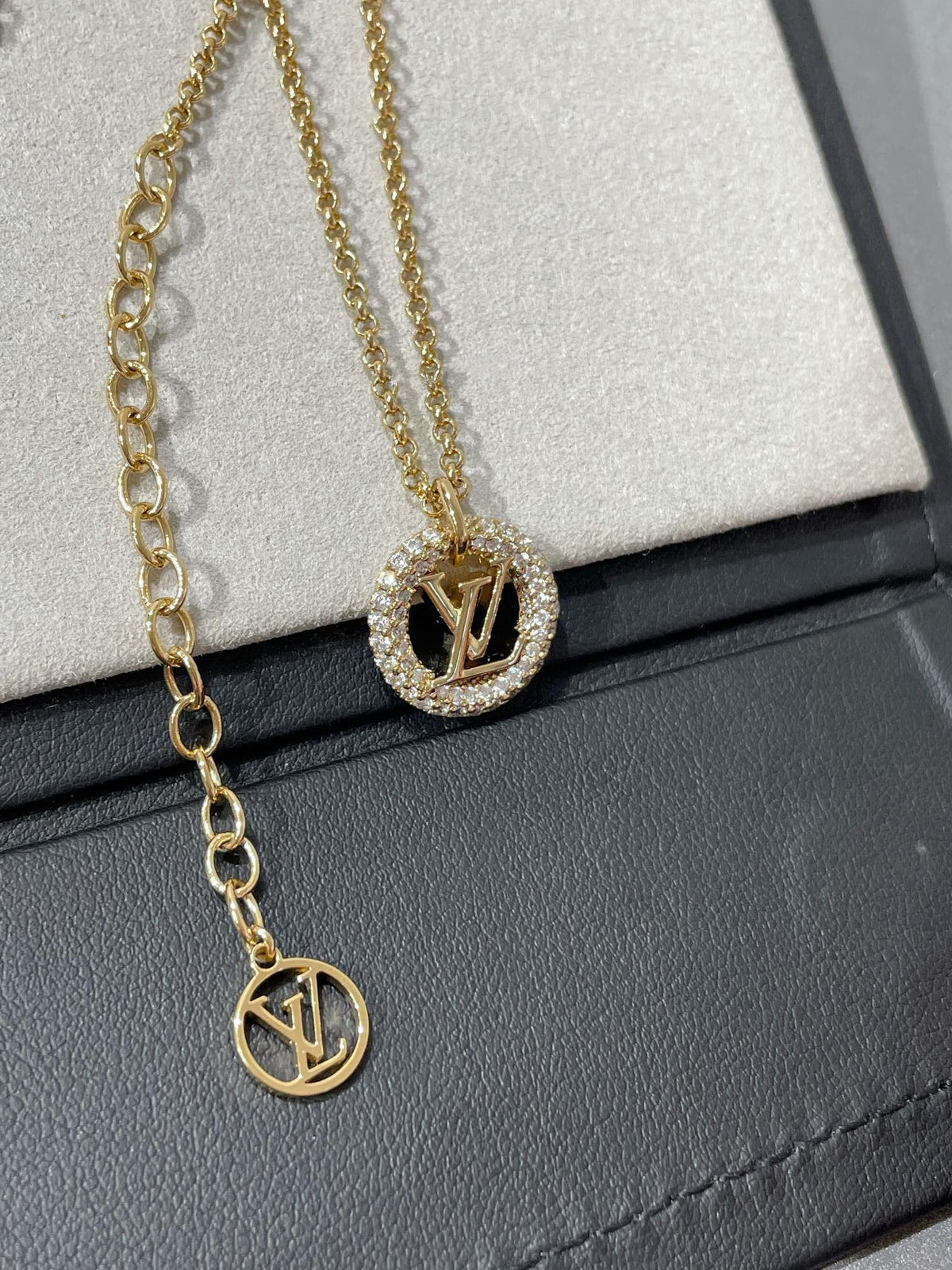 [Resenly Jewelry]BY NIGHT DIAMOND PAVED NECKLACE