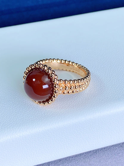 [Resenly Jewelry]PERLEE COULEURS ROSE GOLD RING