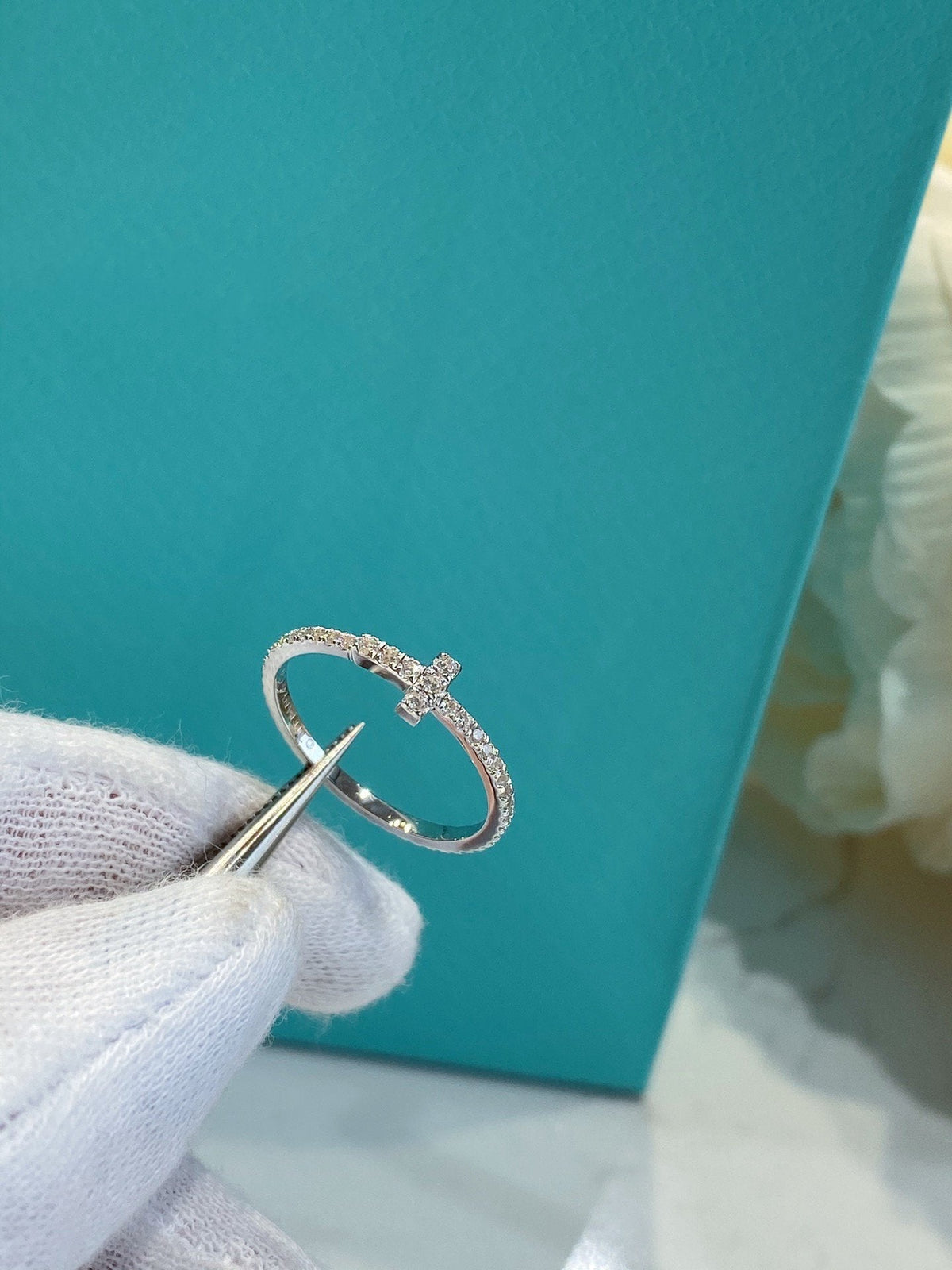 [Resenly Jewelry]T スモール リング ダイヤモンド シルバー