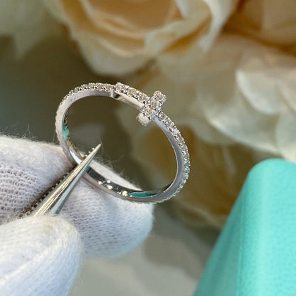 [Resenly Jewelry]T スモール リング ダイヤモンド シルバー