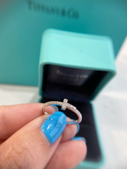 [Resenly Jewelry]T スモール リング ダイヤモンド シルバー