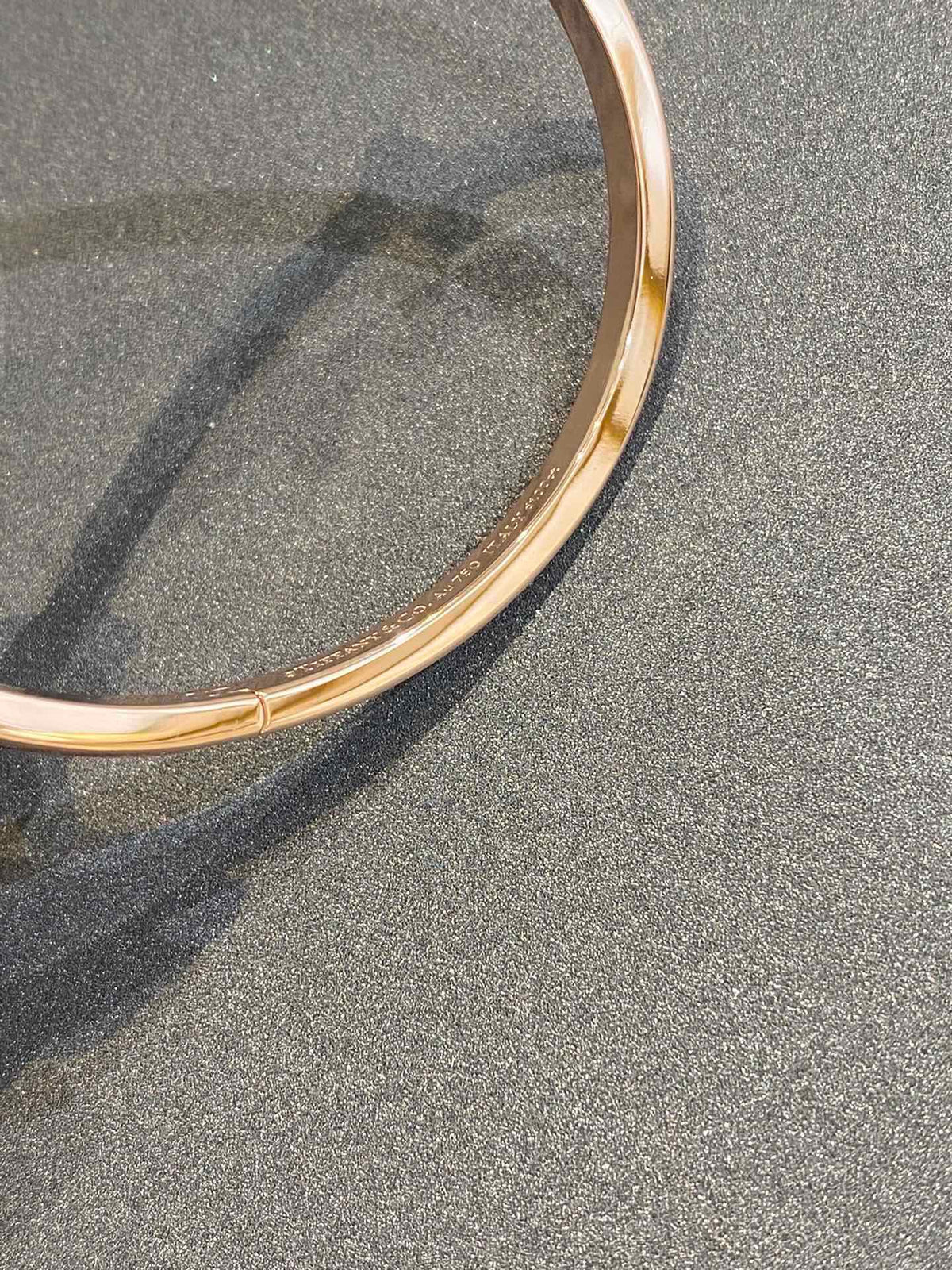 [Resenly Jewelry]ナロー T1 ヒンジ バングル ダイヤモンド ピンクゴールド