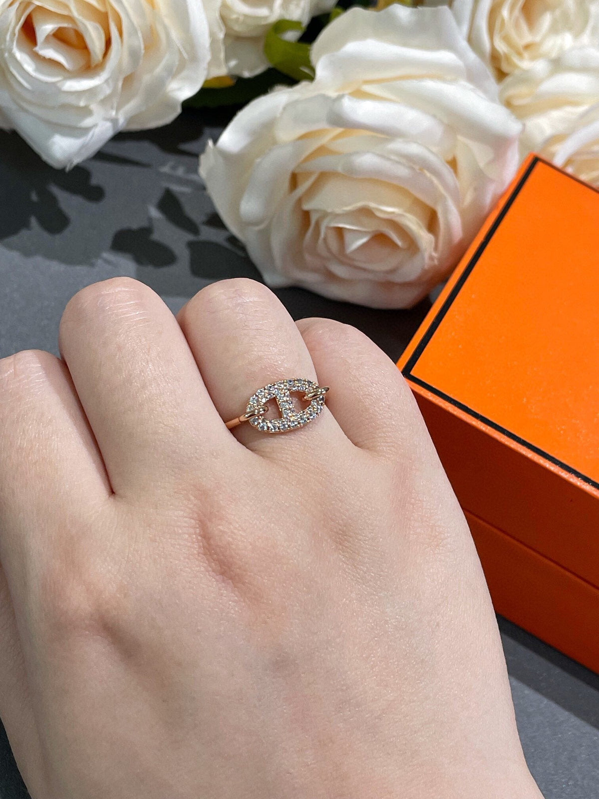 [Resenly Jewelry]RONDE SMALL DIAMOND RING