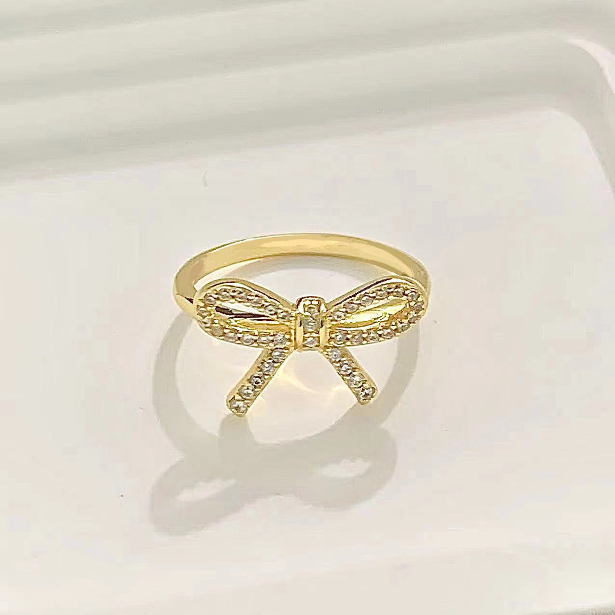[Resenly Jewelry]TWIST BOW RING