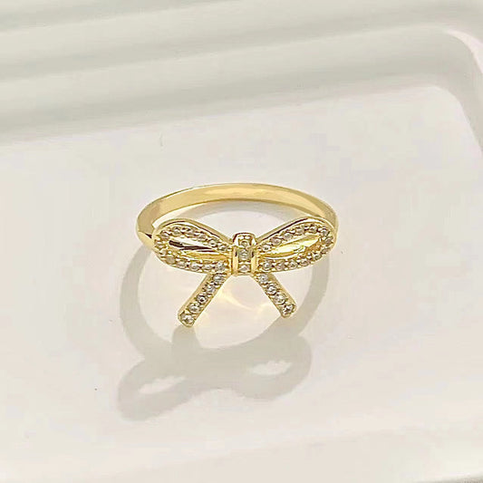 [Resenly Jewelry]TWIST BOW RING