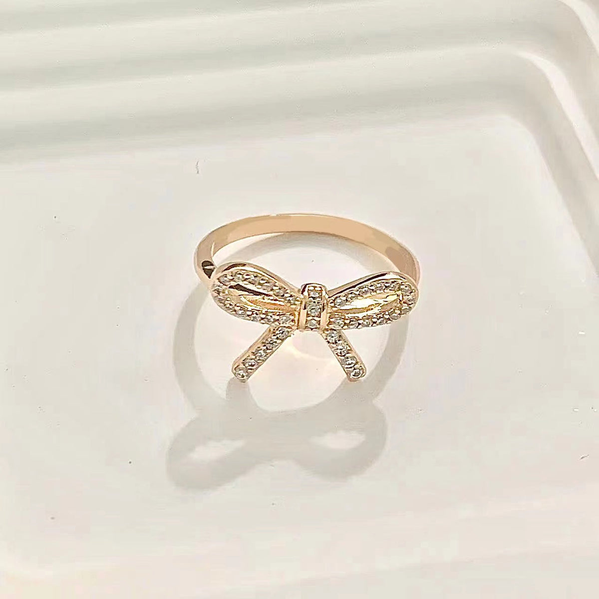 [Resenly Jewelry]TWIST BOW RING