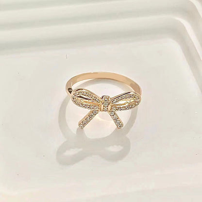 [Resenly Jewelry]TWIST BOW RING