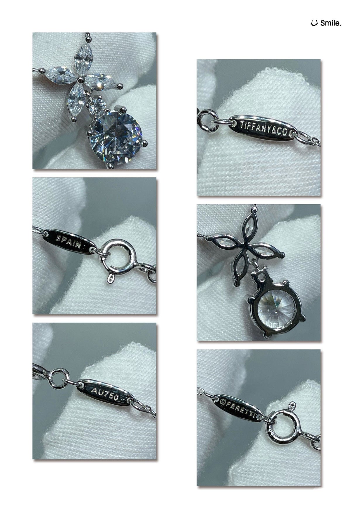 [Resenly Jewelry] VICTORIA PENDANT SILVER DIAMOND NECKLACE