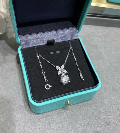 [Resenly Jewelry] VICTORIA PENDANT SILVER DIAMOND NECKLACE