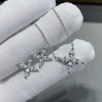 [Resenly Jewelry]VICTORIA SILVER DIAMOND STUD MINI EARRINGS