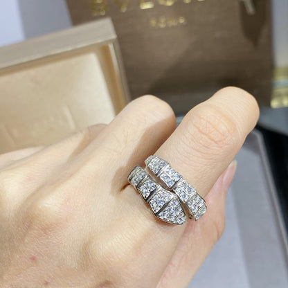 [Resenly Jewelry] セルペンティ リング シルバー ダイヤモンド パヴェ