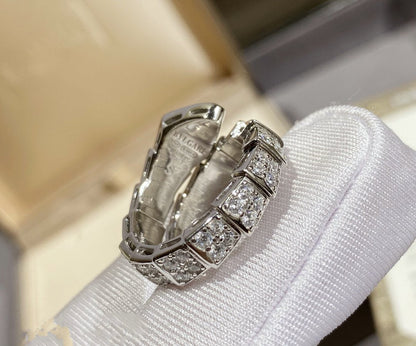 [Resenly Jewelry] セルペンティ リング シルバー ダイヤモンド パヴェ