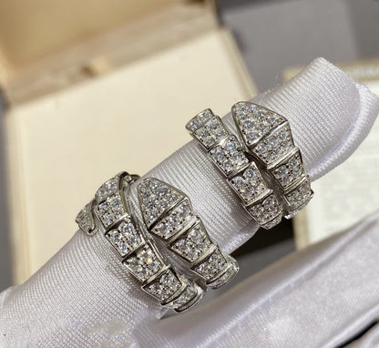 [Resenly Jewelry] セルペンティ リング シルバー ダイヤモンド パヴェ