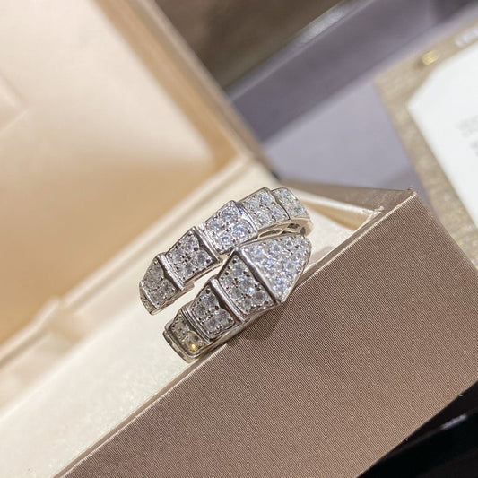 [Resenly Jewelry] セルペンティ リング シルバー ダイヤモンド パヴェ