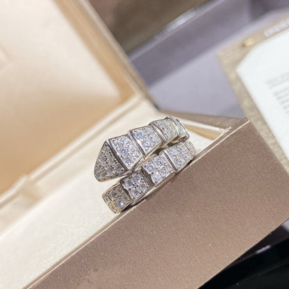 [Resenly Jewelry] セルペンティ リング シルバー ダイヤモンド パヴェ