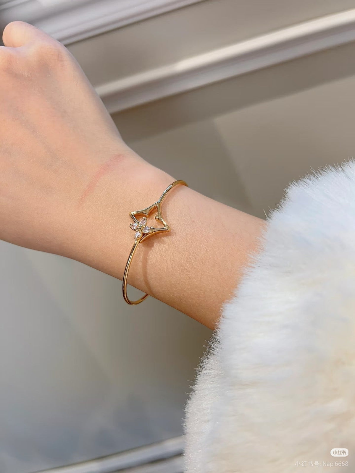 [Resenly Jewelry]Pink Diamond Bracelet