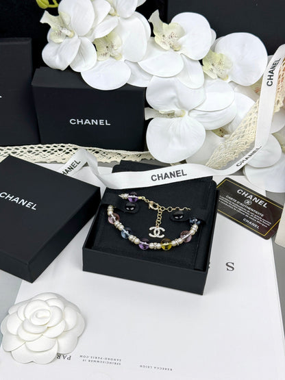 [Resenly Jewelry]Colorful Transparent Resin Bracelet