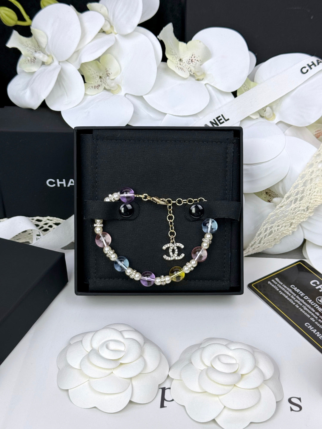 [Resenly Jewelry]Colorful Transparent Resin Bracelet