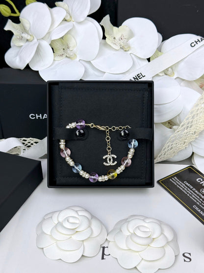 [Resenly Jewelry]Colorful Transparent Resin Bracelet
