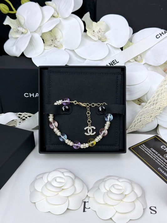 [Resenly Jewelry]Colorful Transparent Resin Bracelet