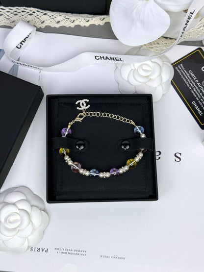 [Resenly Jewelry]Colorful Transparent Resin Bracelet