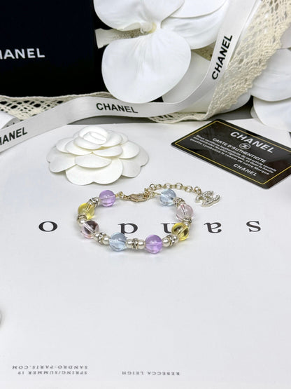 [Resenly Jewelry]Colorful Transparent Resin Bracelet