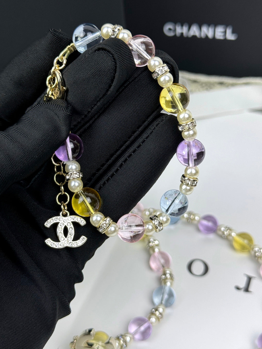 [Resenly Jewelry]Colorful Transparent Resin Bracelet
