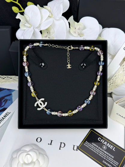 [Resenly Jewelry]26C New Spring Collection Colorful Transparent Resin Necklace