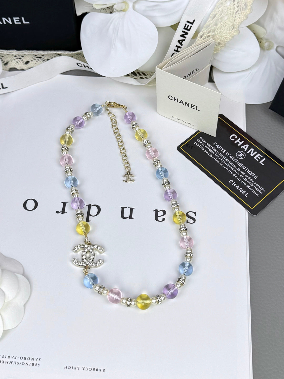 [Resenly Jewelry]26C New Spring Collection Colorful Transparent Resin Necklace