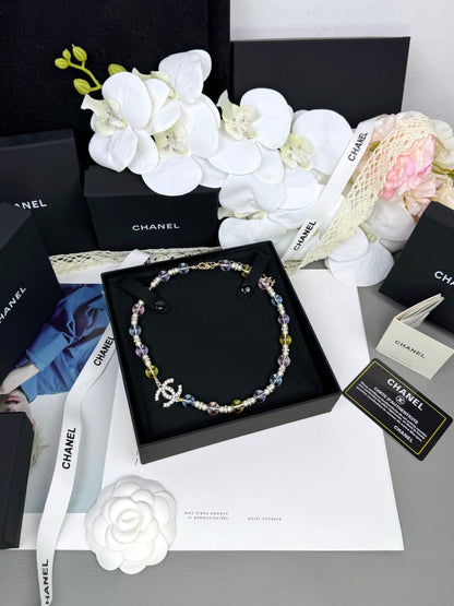 [Resenly Jewelry]26C New Spring Collection Colorful Transparent Resin Necklace