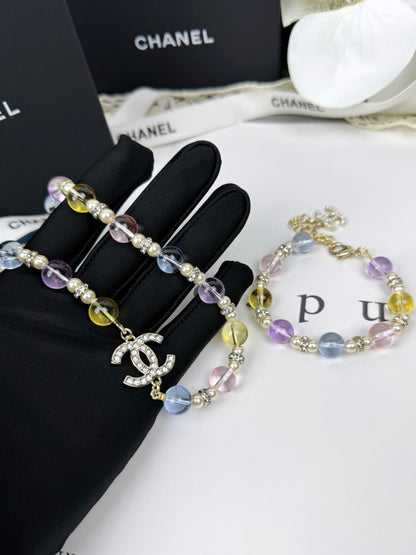 [Resenly Jewelry]26C New Spring Collection Colorful Transparent Resin Necklace
